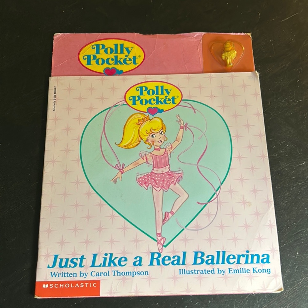 Polly Pocket “Just Like a Real Ballerina” Book Polly Pocket Included